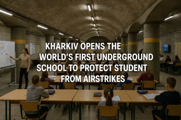 Kharkiv Opens the World’s First Underground School to Protect Students from Airstrikes